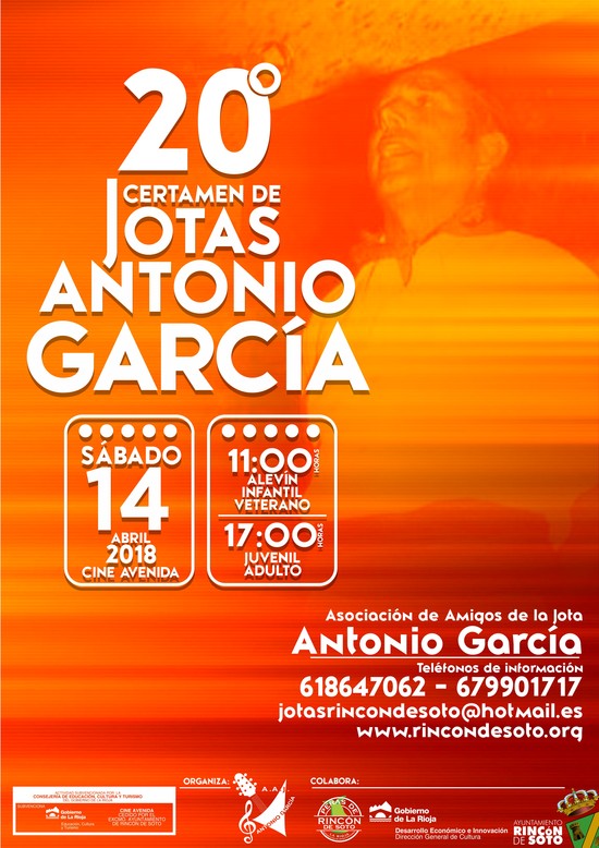 20º Certamen de Jotas Antonio García 2018