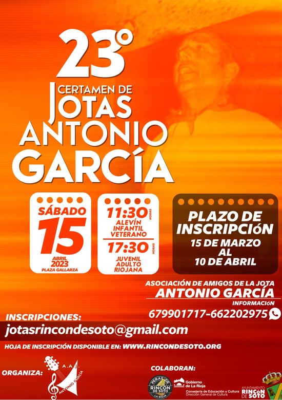 23º Certamen de Jotas Antonio García 2023